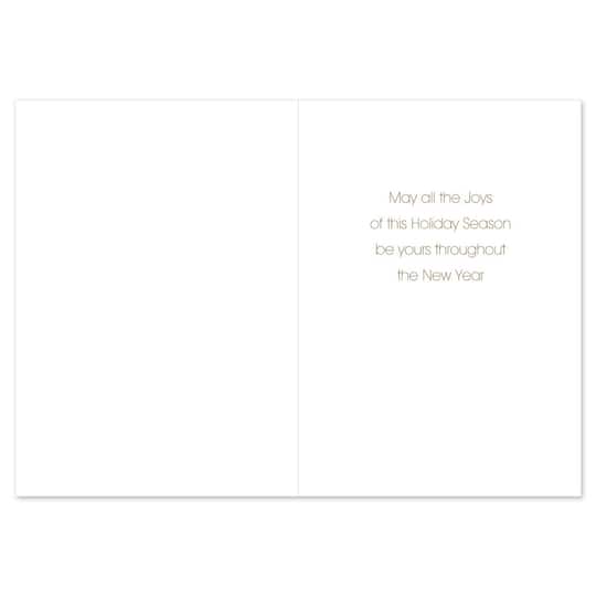 JAM Paper 5" x 7" Christmas Tree Trio Cards & Matching Envelopes Set, 18ct.